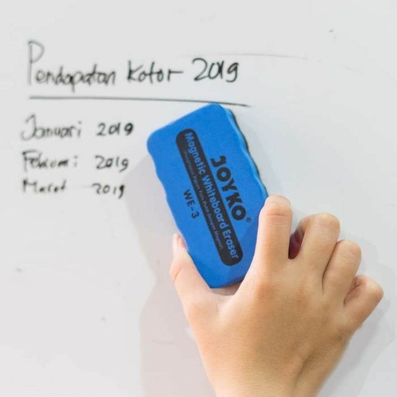 Whiteboard Eraser Penghapus Papan Tulis Putih Joyko WE-3 Magnet