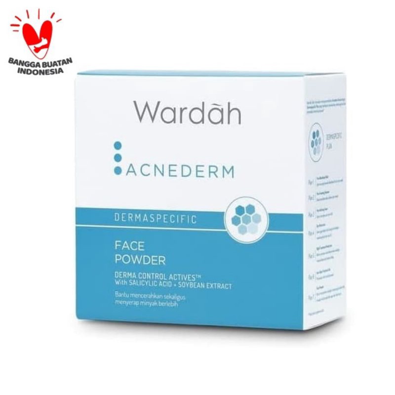 WARDAH ACNEDERM FACE POWDER 20GRAM - BEDAK WARDAH JERAWAT