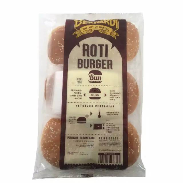 

Bernardi Roti Burger Wijen /Madam Bun/Nomi Isi 10