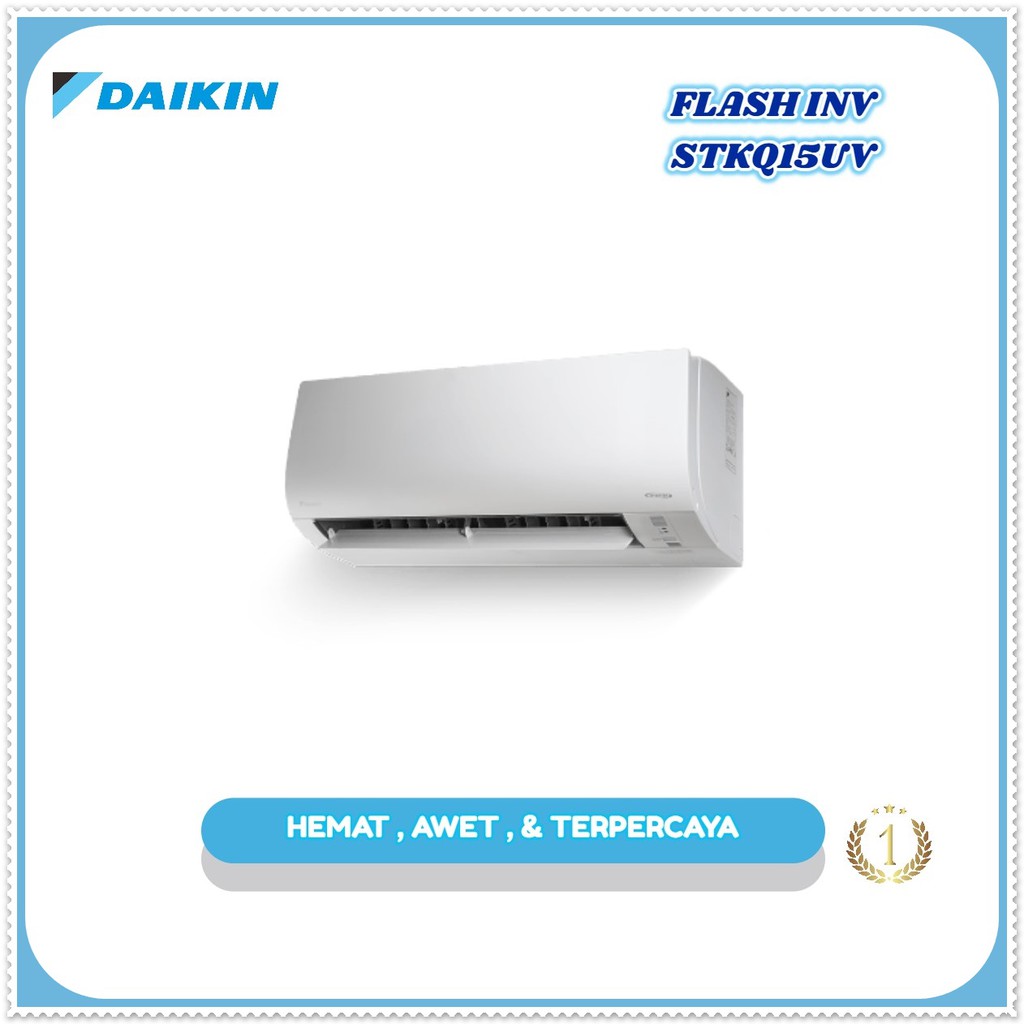 AC DAIKIN FLASH INVERTER FTKQ15UV 1/2 PK