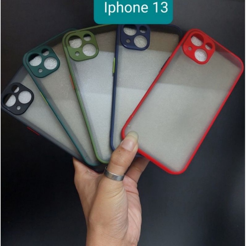 Soft Case Apple Iphone 13, Mini, Pro, Pro Max Soft My Choice Aero Color Button Matte