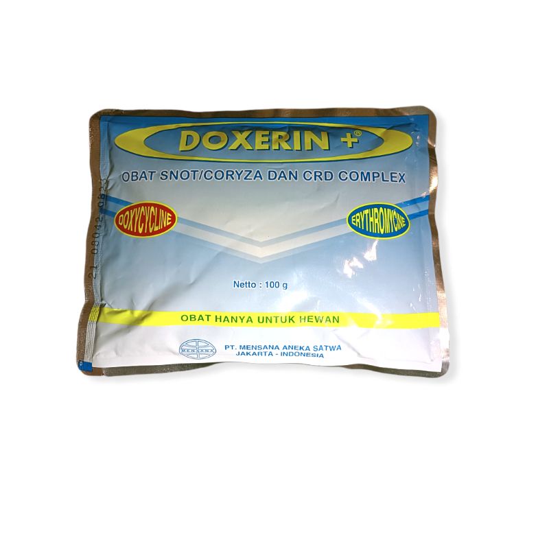 Mensana / Doxerin Plus 250 gr Mengatasi Ngorok Pada Unggas