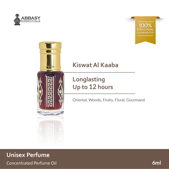 6ml Kiswat Al Ka'bah Parfume Oil Minyak Wangi Arab Saudi Parfum Kiswah