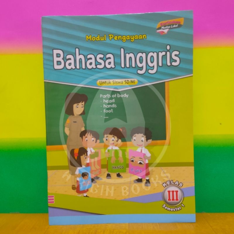 Buku LKS/Modul Bahasa Inggris SD Semester 1