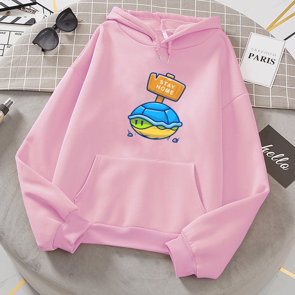 Sweater hoodie anak perempuan TURTLE HOME baju jaket sweter anak cewek cowok termurah