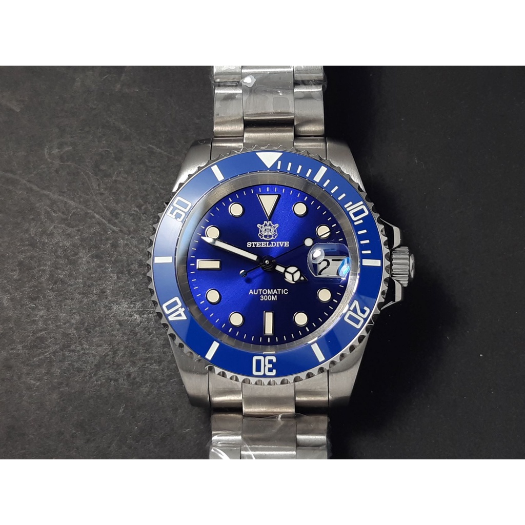 Steeldive 1953 Blue Dial Diver 300M Sapphire Crytsal Automatic Watch