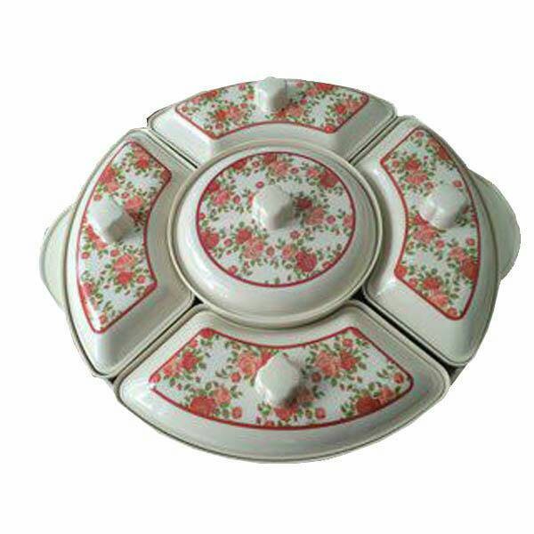 L.Maryanne Serving Set 14" / Prasmanan Onyx / Melamin