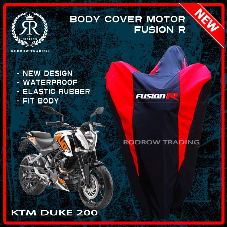 Body Cover Motor KTM DUKE 200 / Sarung Motor KTM DUKE 200 - FUSION R uk XL
