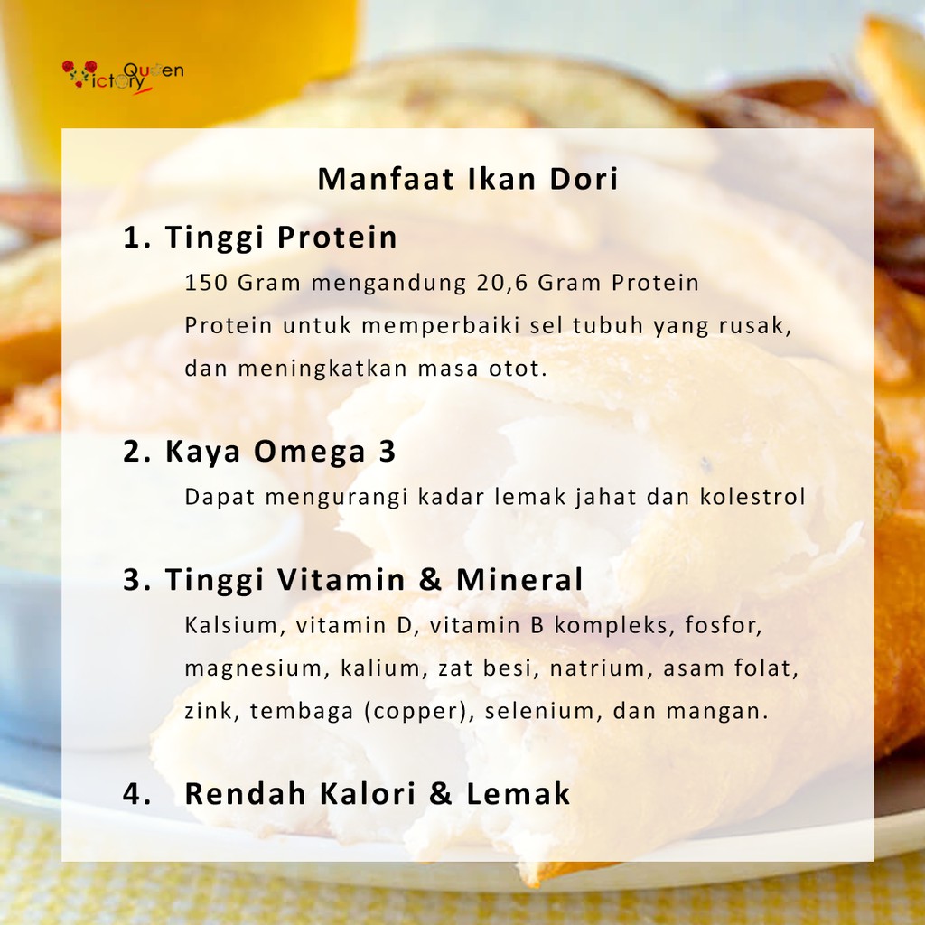 Fillet Ikan Dori Dory Fish 1kg Frozen Food Murah Jual Makanan Cafe Restoran Fish Chips Shopee Indonesia