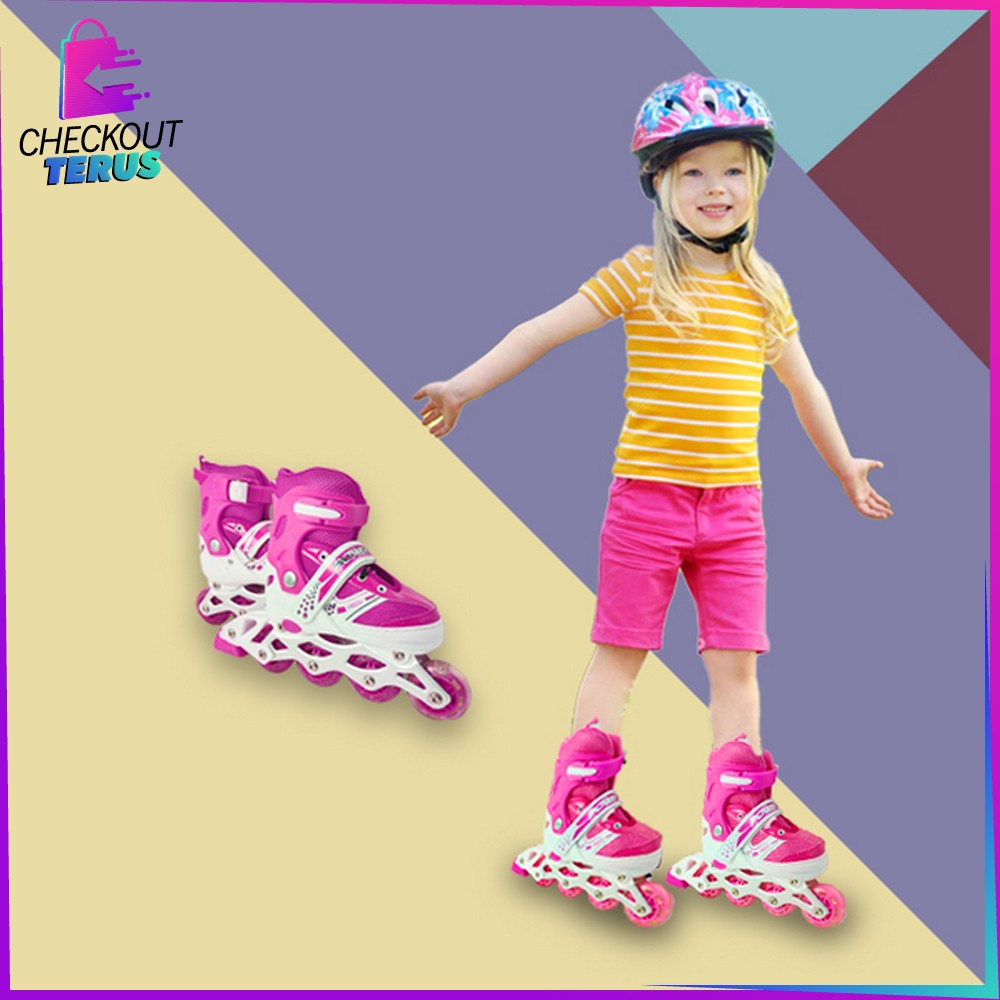 CT O2 Sepatu Roda Anak Power Roller Skate Sepatu Roda Anak Perempuan Sepatu Roda Anak Laki Laki Sepatu Roda Anak Inline Skate