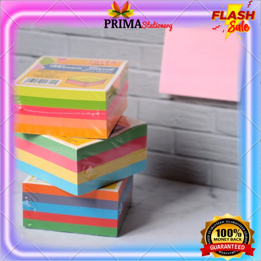 

Memo stick Joyko 225 lemar warnaMMS-1 Catatan Tempel Kertas Sticky Note Tempelan