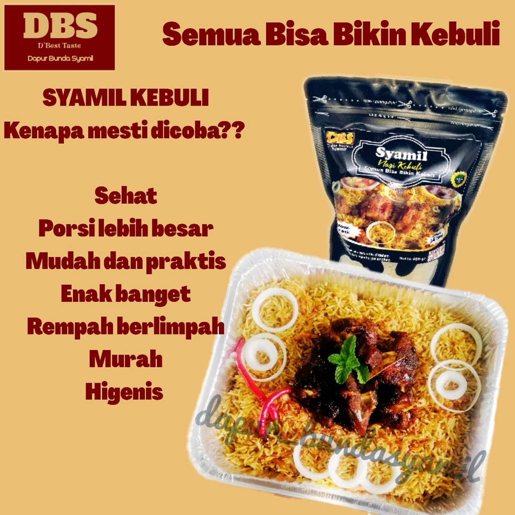 Beras Basmati + Bumbu Kebuli Syamil 1kg