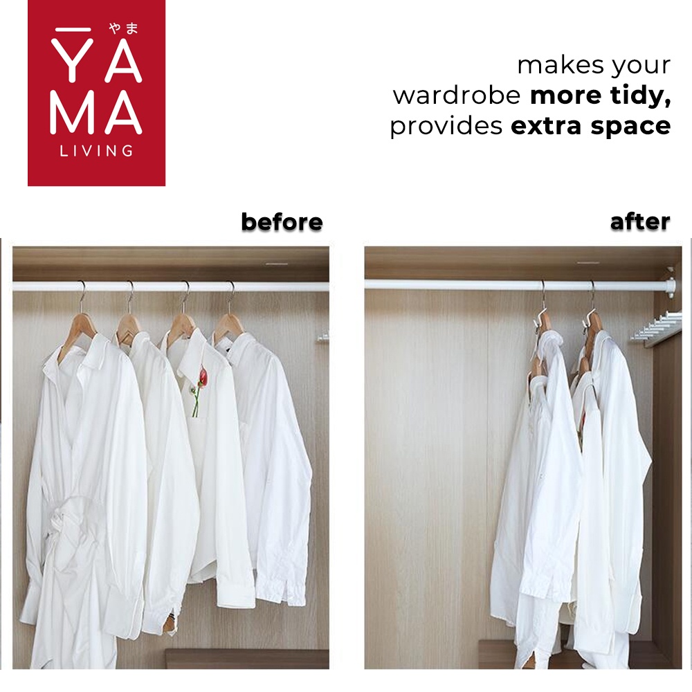 YAMA YAKA Hanger Connector Hook Hanger Gantungan Baju Wardrobe