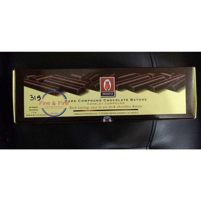 

(BAYAR DI TEMPAT) Coklat Stick Baton Tulip Dark Compound Chocolate Batons