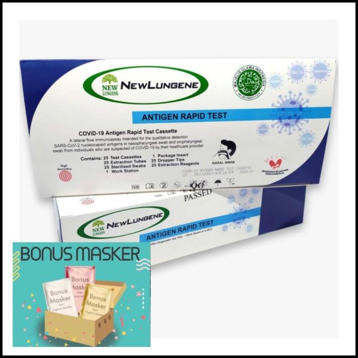 Swab Antigen New Lungene 1 Box 25 Pcs
