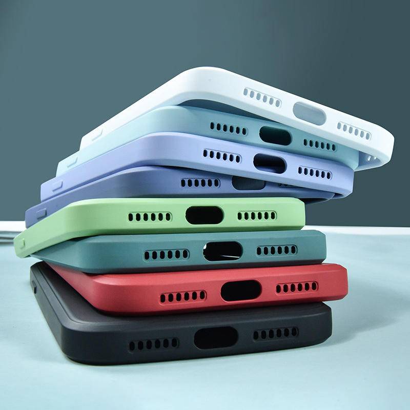 Soft Case Bahan Silikon Shockproof Untuk Iphone 12 11 13 Pro Max Mini Xs X Xr