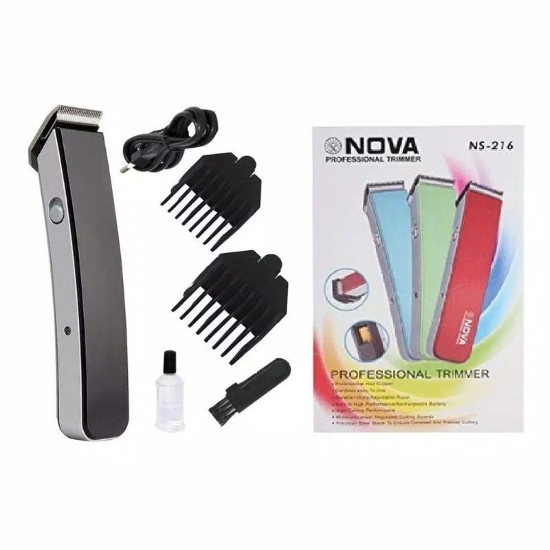 CS1-Cukur Nova NS216 Alat Cukur Jenggot / Hair Clipper Rambut Hair Trimmer PROMO