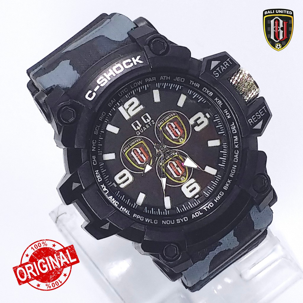 [TERBARU] JAM TANGAN BALI UNITED TALI ARMY HITAM