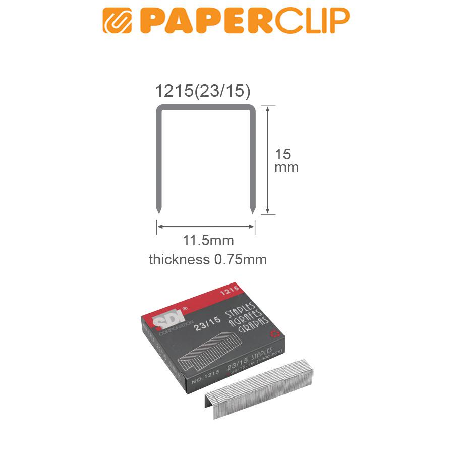

STAPLES SDI 1215 23/15