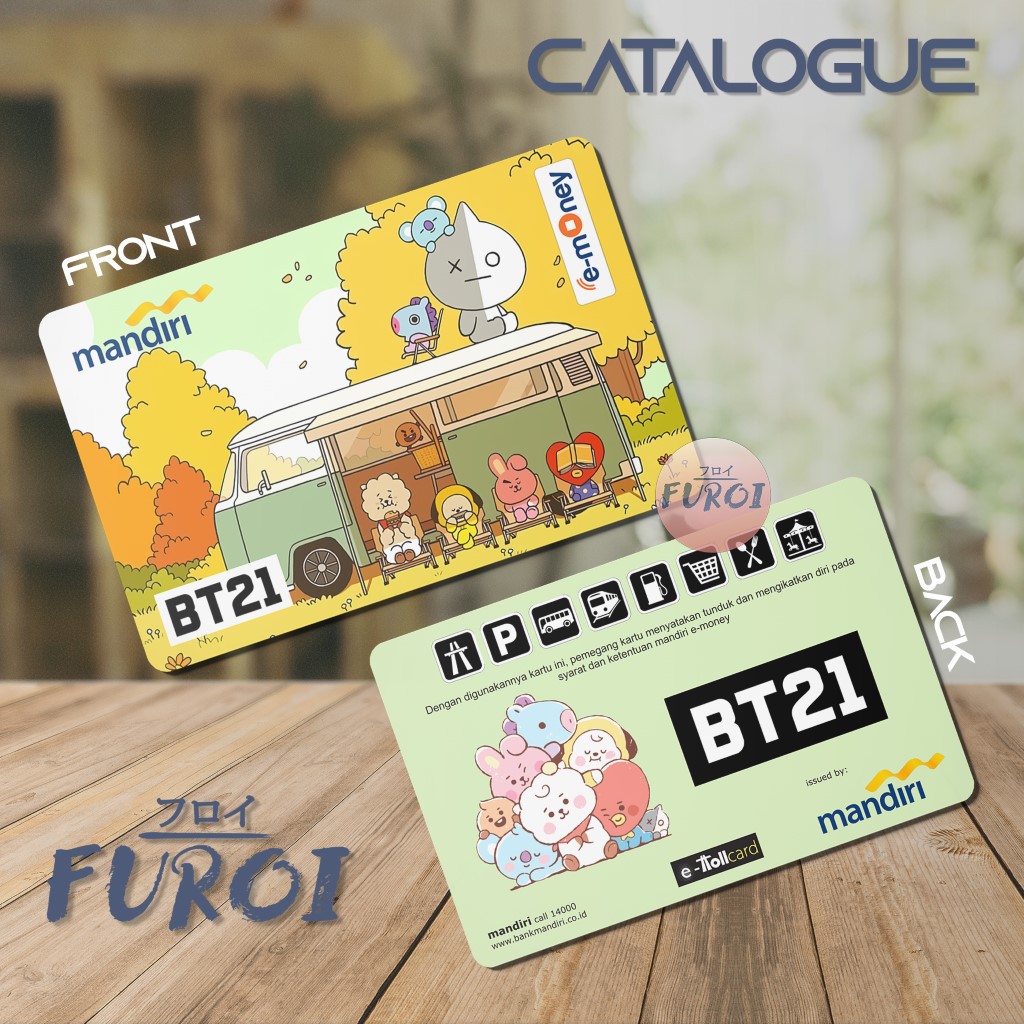 Custom Flazz BCA | Custom Emoney Mandiri | BT21 | Travel