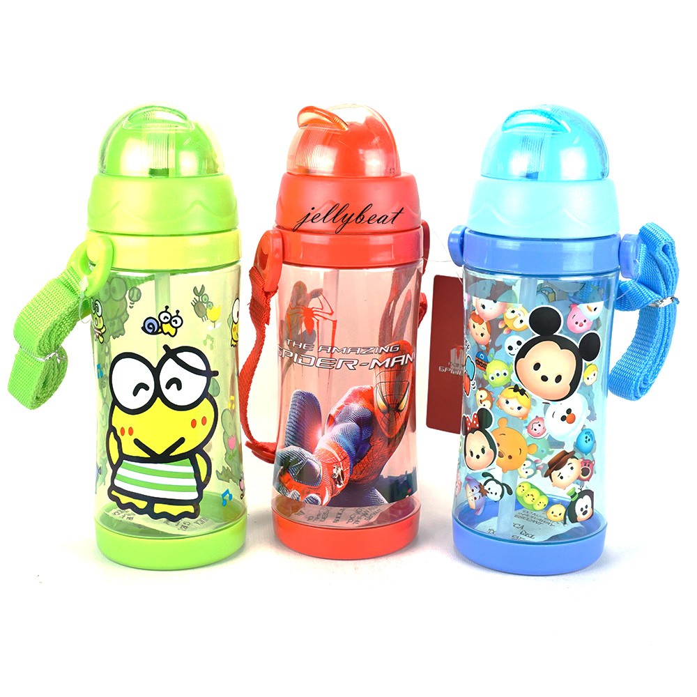 (X-3652) Botol Minum Anak 450 ml Karakter BPA Free