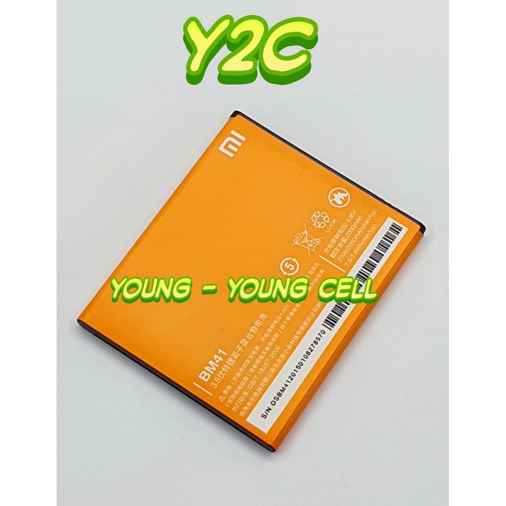 BATERAI  OEM XIAOMI BM41 / REDMI 1S / REDMI 2 / REDMI 2S BATRE / BATRAI / BATREI / BATU