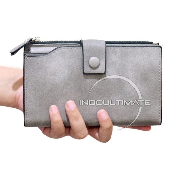 Dompet Wanita JH-A2031M / Dompet Cewek / Cewe Kartu ATM Panjang Lipat Kulit Import Murah Lucu