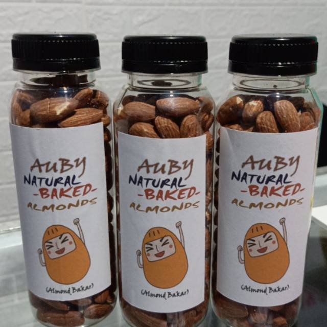 

Almond bakar isi 180gr