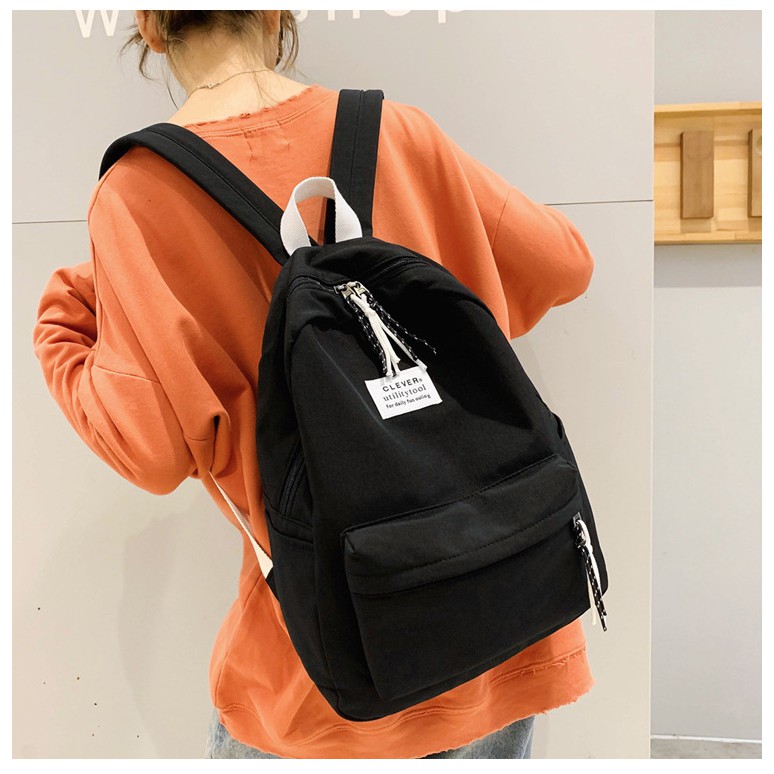 Tas backpack / ransel punggung wanita model korea bahan import stylish fashion bisa formal TC006