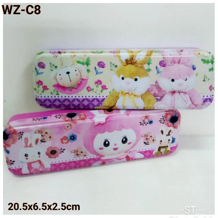 

Kotak Pensil / Tempat Pensil Kaleng 20cm BUNNY (WZ-C8)