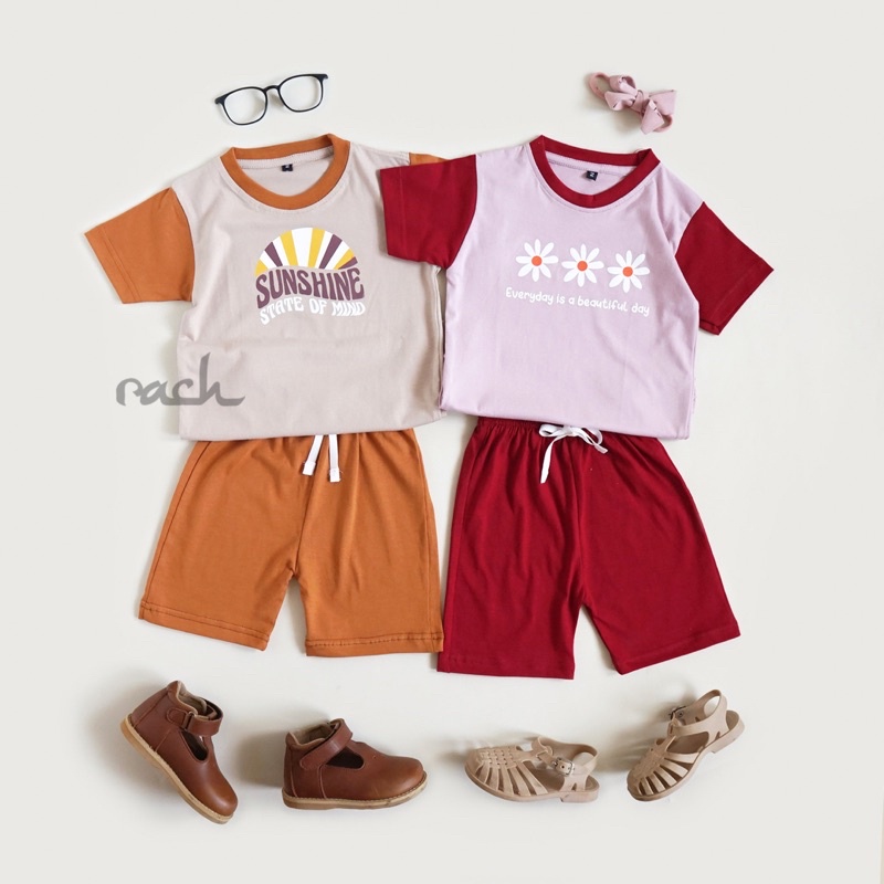 RACHIDKIDS / SETELAN HARIAN ANAK / DAILY SET KIDS / HAPPY DAY SET