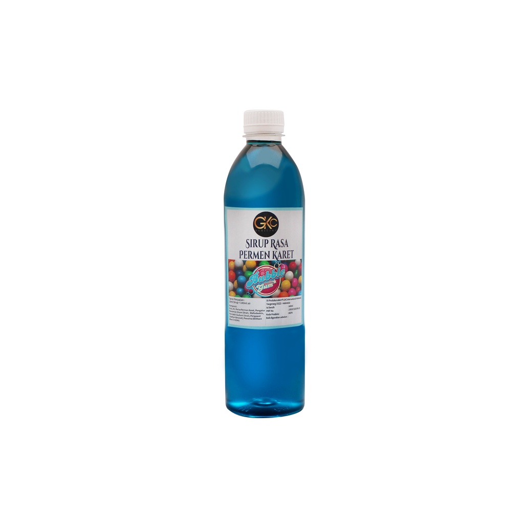 Sirup Permen Karet / Bubble Gum BubbleGum Syrup Minuman GKC Heritage 640 ml (Import Quality)