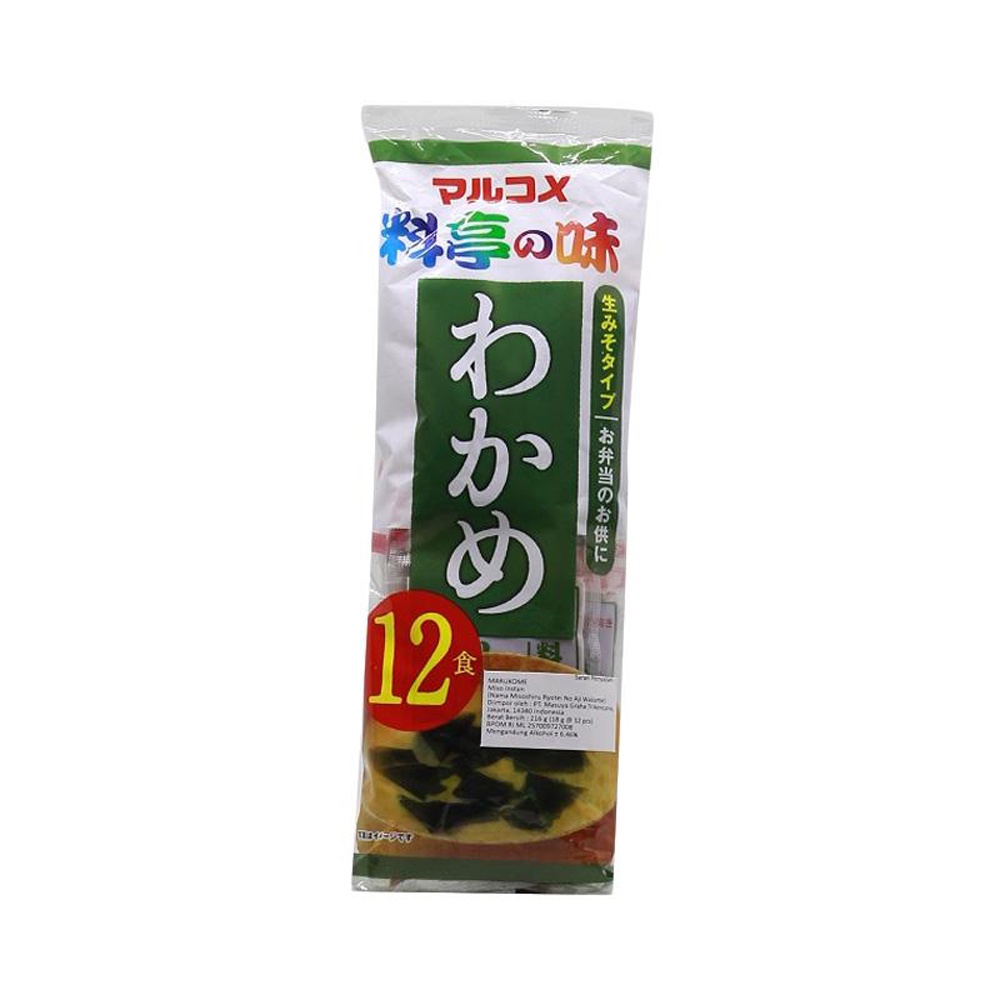 

MARUKOME Sokuseki Nama Miso Wakame [216 g]