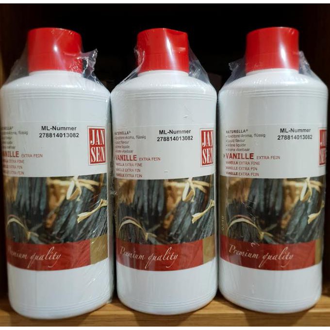 

31.87-Kue- Jansen Vanilla Extract Extra Fine 1Kg / Vanilla Extract Import -Terlengkap-Termurah-