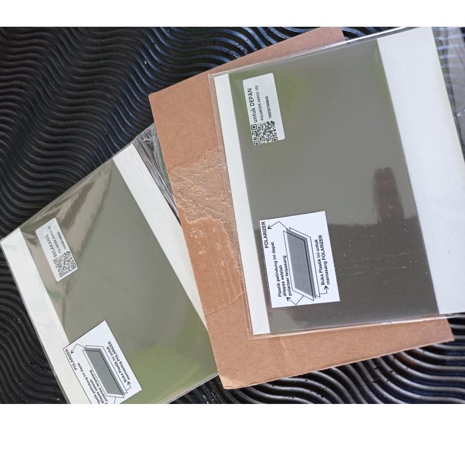 ♣ PAKET Polarizer polaris LCD Spedometer YAMAHA Aerox bagian DEPAN dan BELAKANG POSITIF NEGATIF MURA