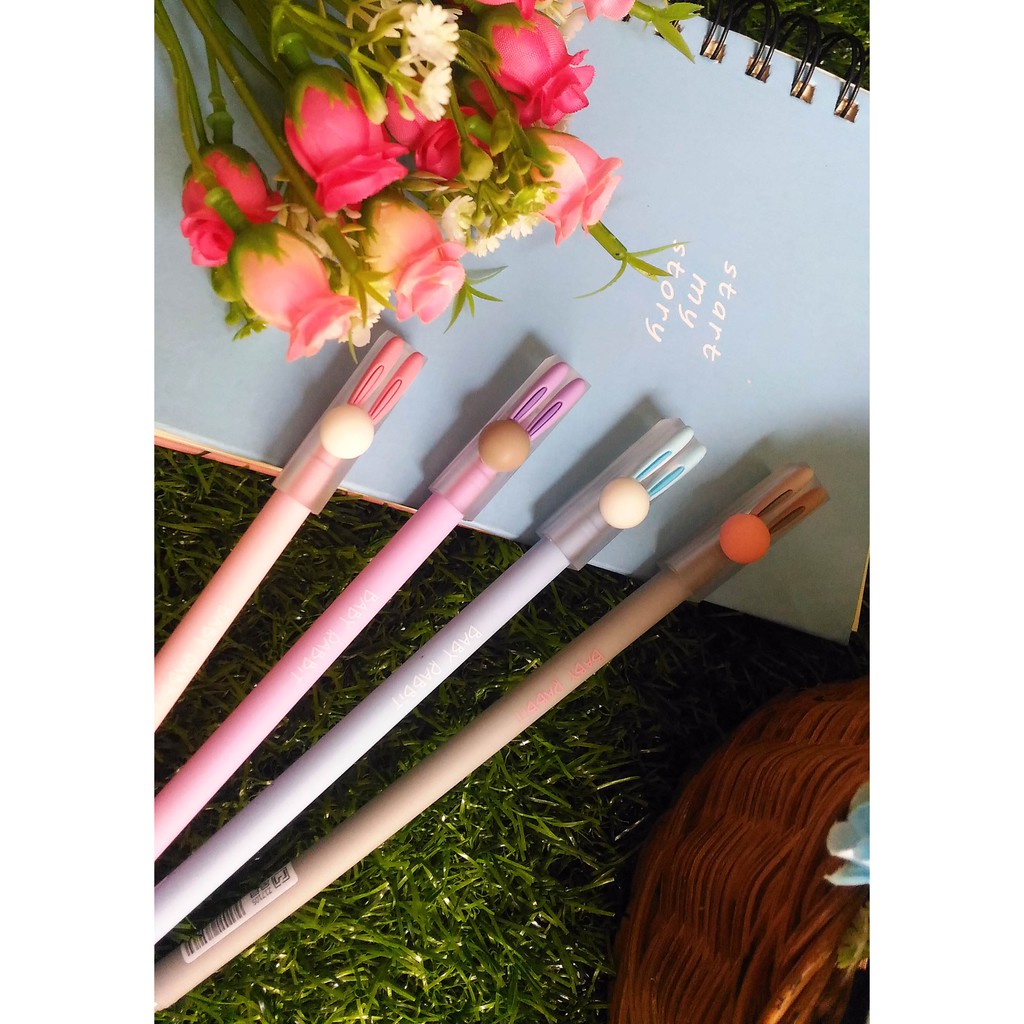 

Pulpen Gel Lucu - halus tebal lancar - BABY RABBIT Z17105