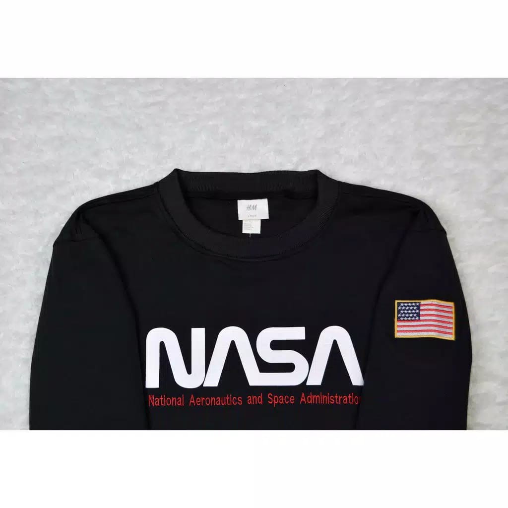 Sweater Crewneck NASA H&amp;M Script