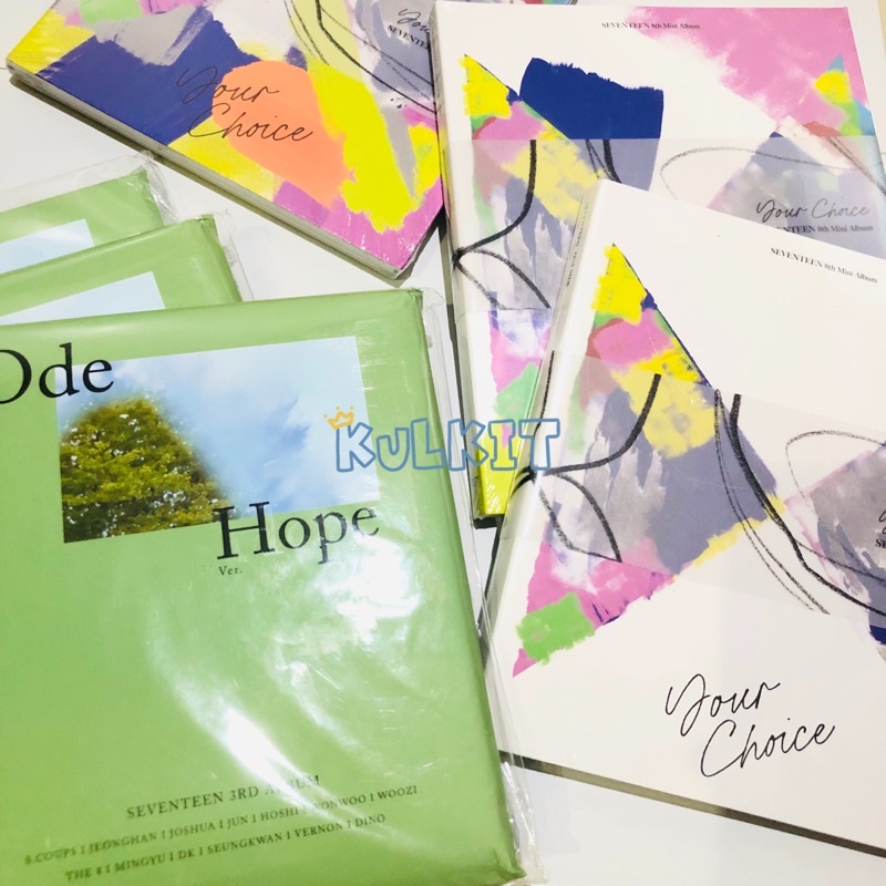 [READY STOCK] Album SEVENTEEN An Ode Hope Your Choice Sealed + Lucky Draw Benefit Soundwave M2U