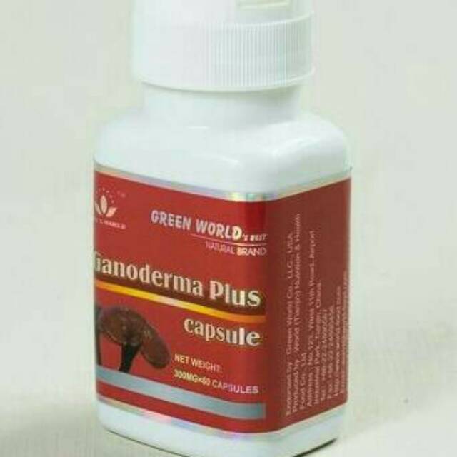 

GANODERMA PLUS CAPSULE GREEN WORLD/JAMUR LING ZI