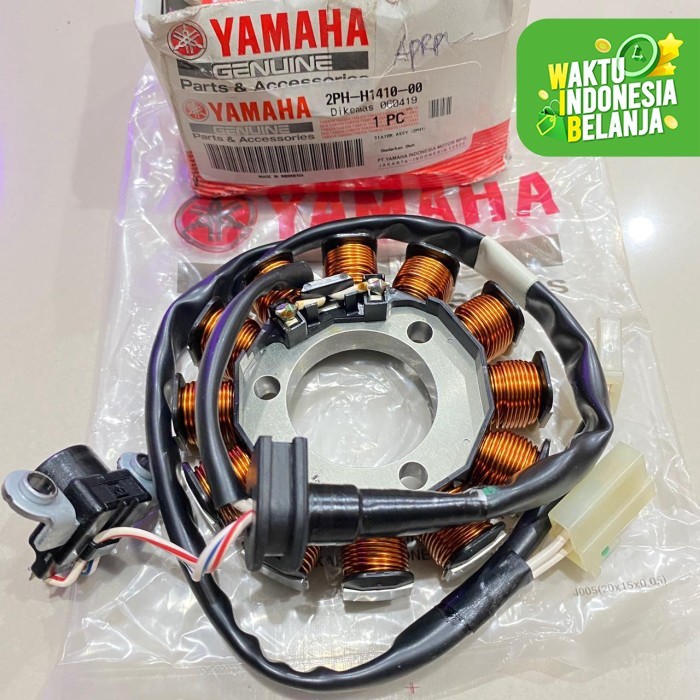 SPUL ASSY STATOR KOMPLIT PULSER MIO M3 MIO Z SOUL GT 125 ORI YAMAHA