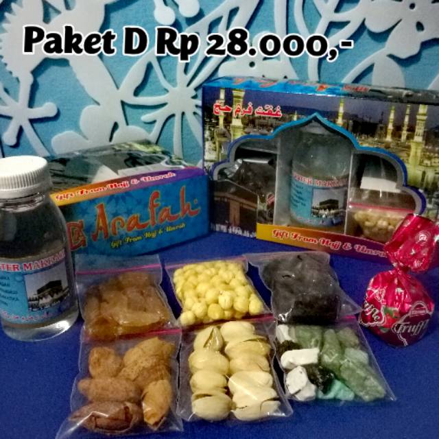 Gift souvenir oleh oleh haji umroh lengkap murah hemat ekonomis