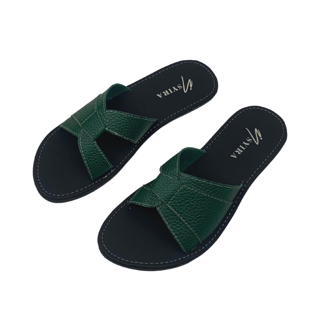 Insyira - Sandal Wanita Ranillda / Sandal Papirut Wanita Non Slip Alas Hitam / Sandal Wanita Slop Coak