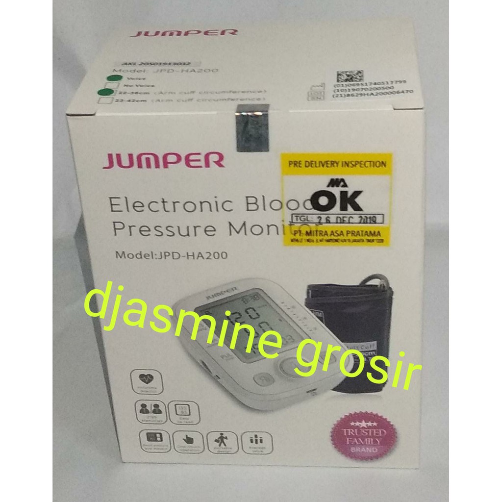 Tensimeter Digital Suara Jumper JPD HA-200 / Tensi Meter Digital Suara Jumper