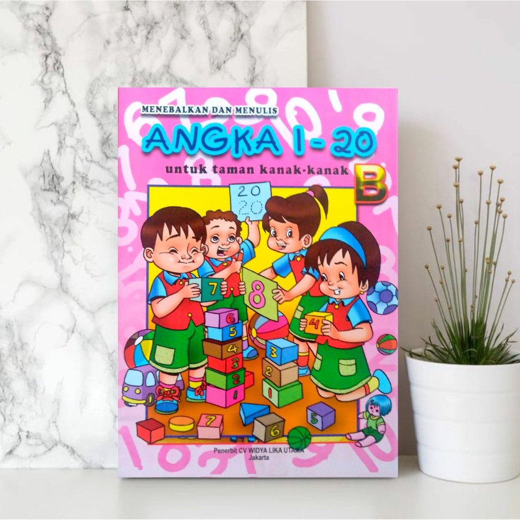 Jual Buku Anak TK Dan PAUD Menebalkan Dan Menulis Bilangan ANGKA 1-10 ...