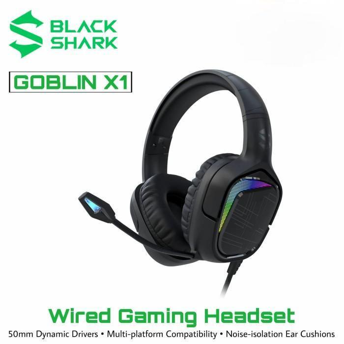Black Shark Goblin X1 Wired Gaming Headphone Garansi Resmi 1 Tahun