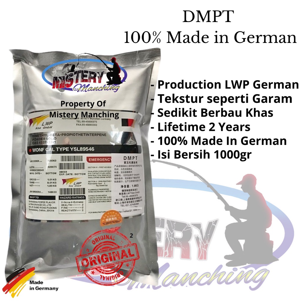 DMPT Original 100% Made In German Attractant / Vanili German Untuk Ikan MAS, dan Lain-lain / Essen K