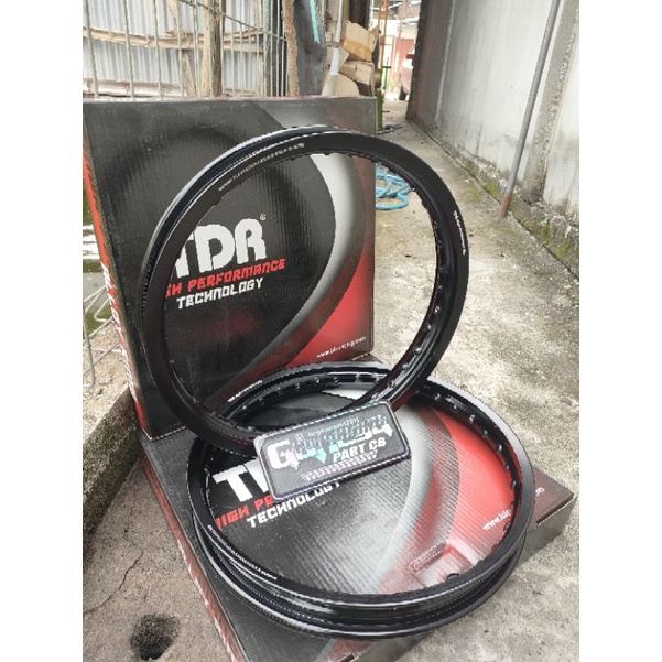 Velg Pelg pelek TDR WX black hitam silver brown titanium gold emas ukuran 160 / 185 ring17