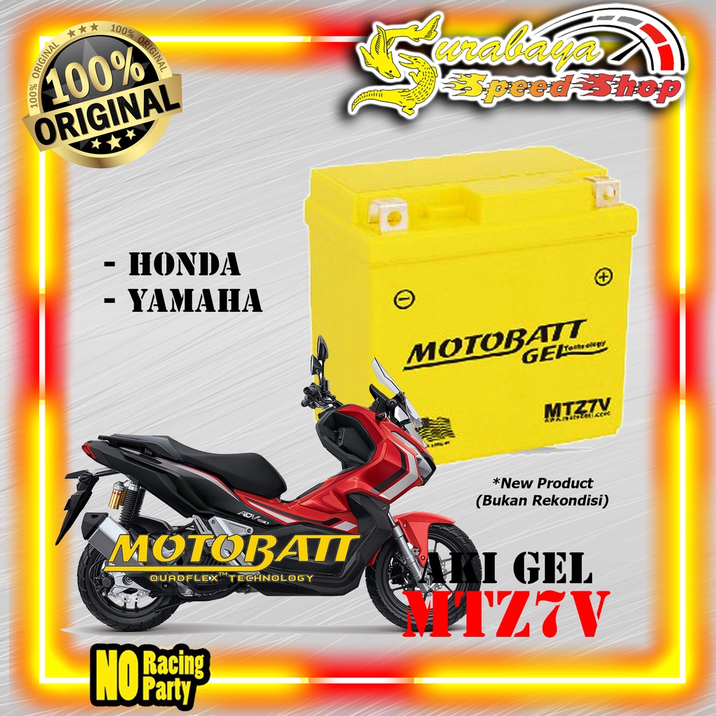 Jual Aki Motor Gel Kering Motobatt Honda ADV 150 PCX 150 Aerox 155 Lexi