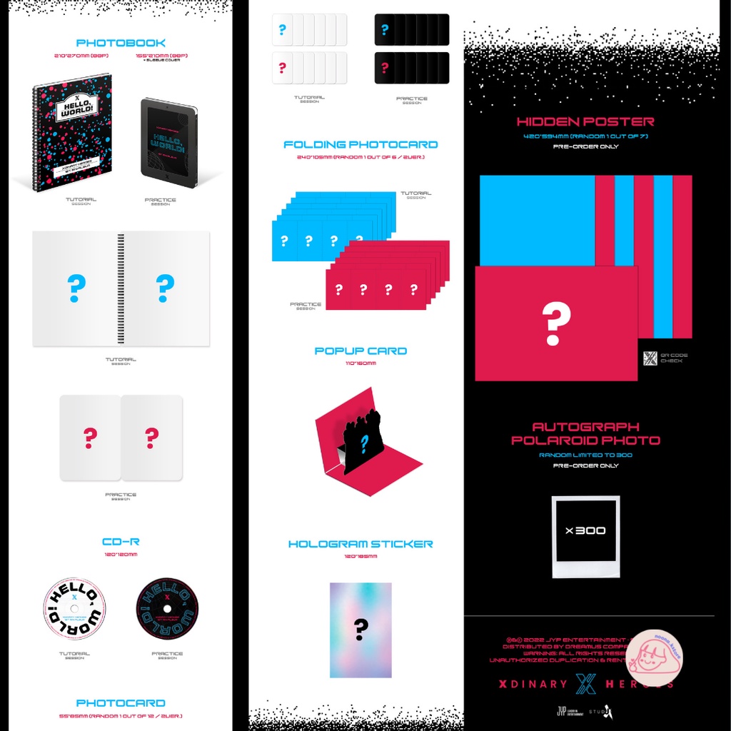 [PO] XDINARY HEROES Mini Album Vol.1 - HELLO, WORLD