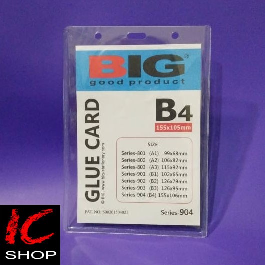 Card Case B4 Glue Card Name Tag Tebal Plastik Tempat Id Card Shopee Indonesia